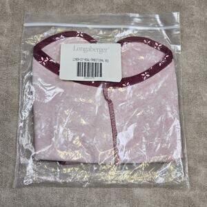 NEW Longaberger 13" Bowl Basket LINER Traditional Red